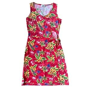 hawaiian print dress